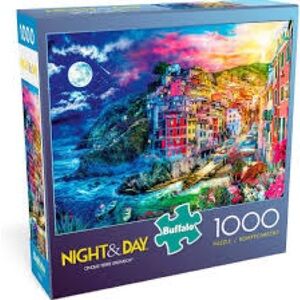 Buffalo Night & Day 1000-Piece Jigsaw Puzzle - Cinque Terre Splendour